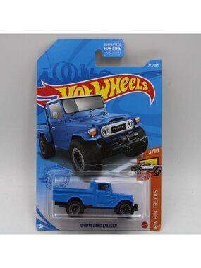 Hot Wheels Toyota Land Cruiser Blue 2021 HW Hot Trucks 3/10 202/250